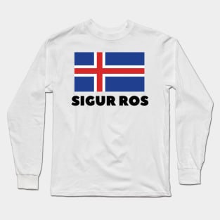 Sigur Ros dark flag Long Sleeve T-Shirt